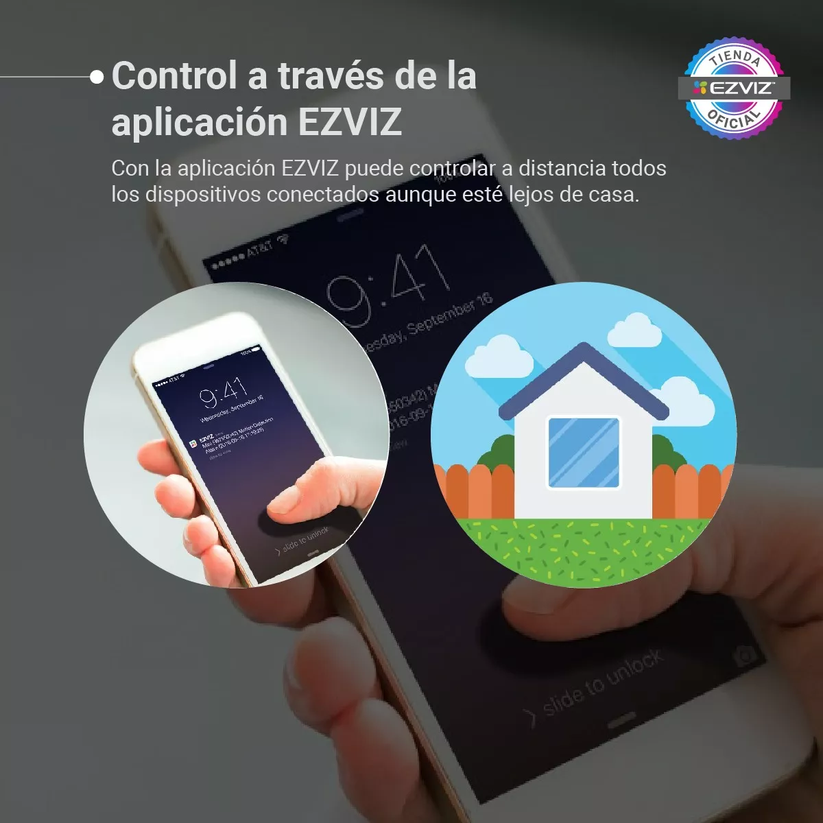 Imagen 7 de 7 de Kit Alarma Inalambrica Ezviz WIFI Central, Sensores, Control remoto